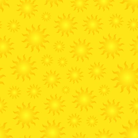 Seamless pattern with sun.のイラスト素材