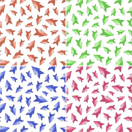 Seamless pattern with arrow signs   のイラスト素材