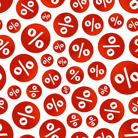 Seamless background with percent symbol.  のイラスト素材