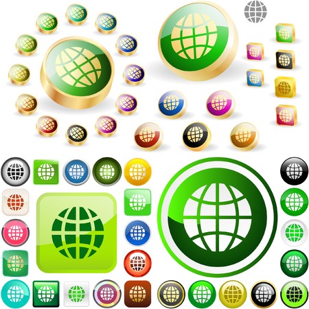 World icon set. Great collection.のイラスト素材