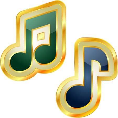 music button set   のイラスト素材