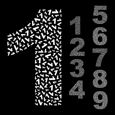 Number signs. のイラスト素材