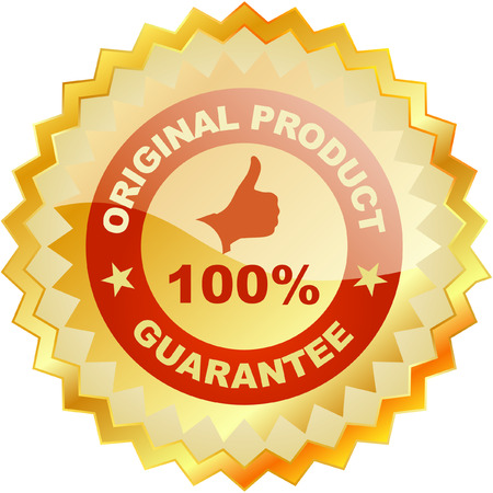 guarantee label.  のイラスト素材