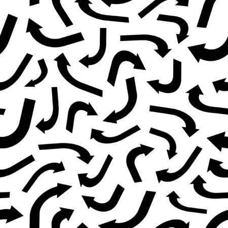 Seamless pattern with arrow signs   のイラスト素材