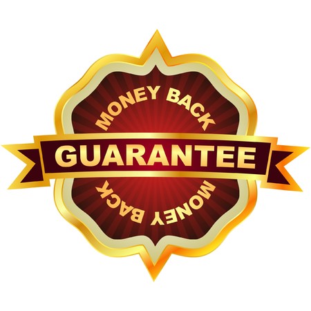 guarantee label.  のイラスト素材