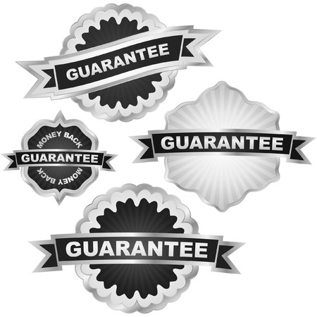 Guarantee labelのイラスト素材