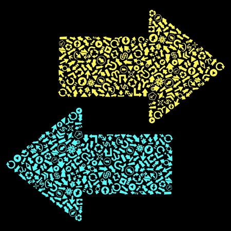 Arrow. illustration.のイラスト素材