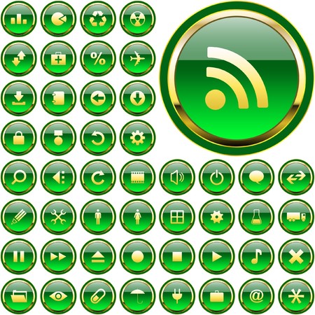 great collection of web elements  のイラスト素材