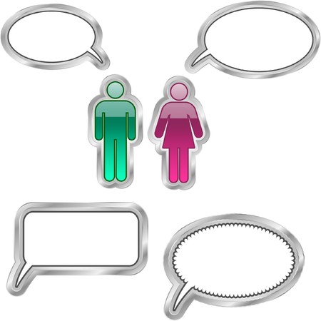 speech bubble. のイラスト素材