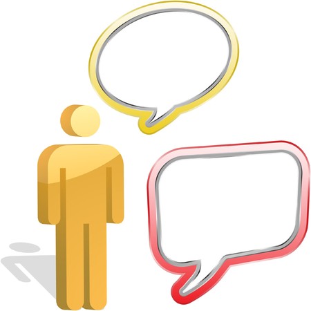 speech bubble. のイラスト素材