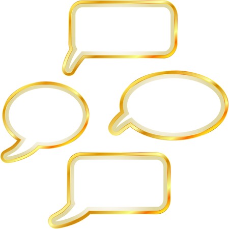 Speech bubble set.のイラスト素材