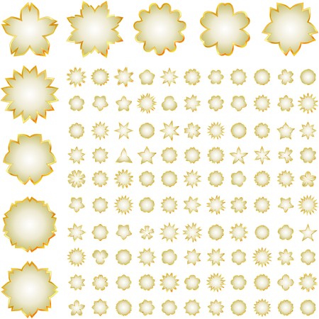 Set of design elements. Vector set.  のイラスト素材