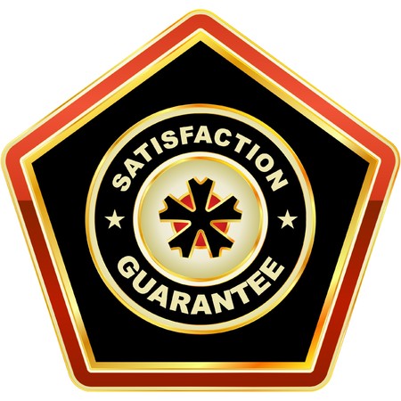 guarantee label.  のイラスト素材