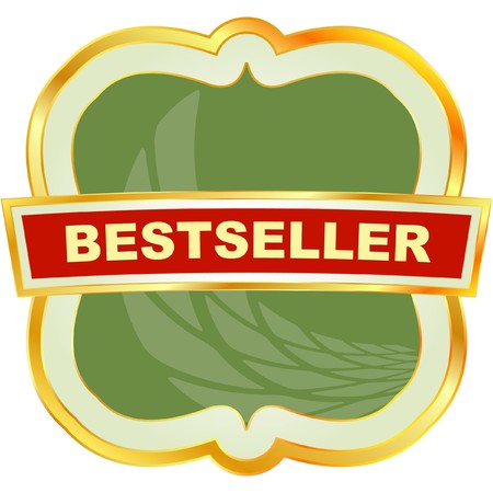 Bestseller emblem.  のイラスト素材