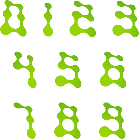 Number sign. Vector set.   のイラスト素材