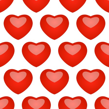 Seamless background with heart.   のイラスト素材