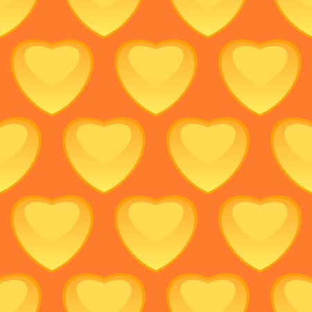 Seamless background with heart.   のイラスト素材