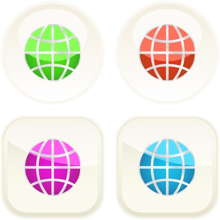 World icon set. Vector collection.  のイラスト素材