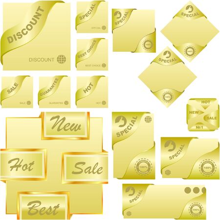Set of design elements for sale.  のイラスト素材