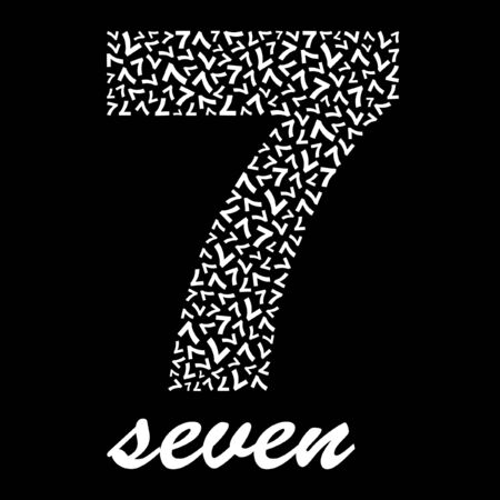 Seven のイラスト素材