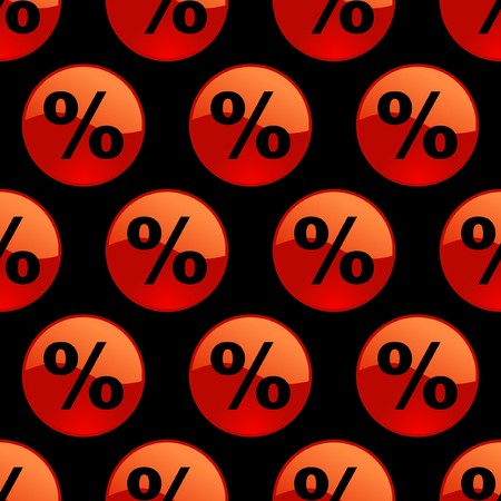 Seamless background with percent symbol.  のイラスト素材