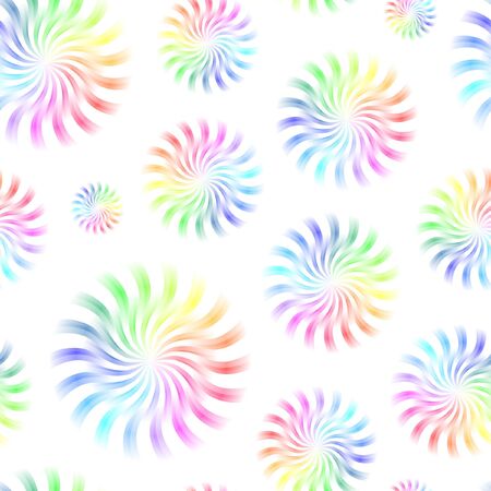 Seamless pattern with abstract symbols  のイラスト素材