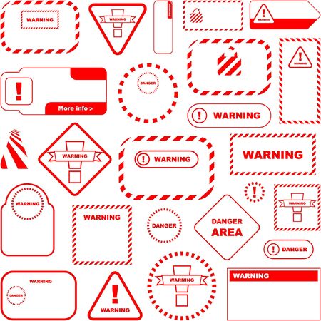 Warning   sign.   great collection.のイラスト素材