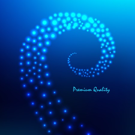   illustration. Blue abstract light background.   のイラスト素材