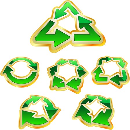 Recycle symbol. のイラスト素材
