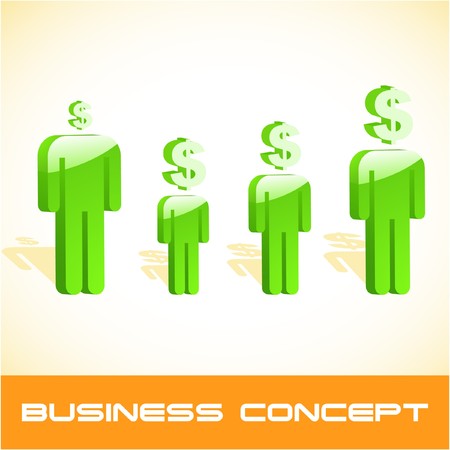 Business concept.  illustration.  のイラスト素材