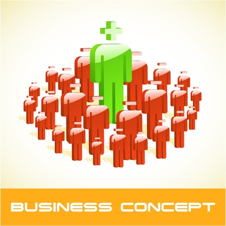 Team business concept.  illustration.  のイラスト素材