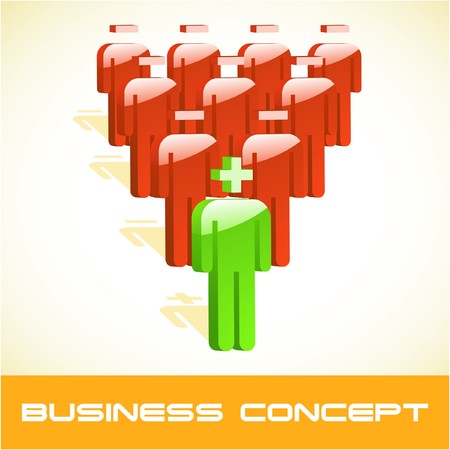 Team business concept. illustration.  のイラスト素材