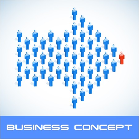 Team business concept.  illustration.  のイラスト素材