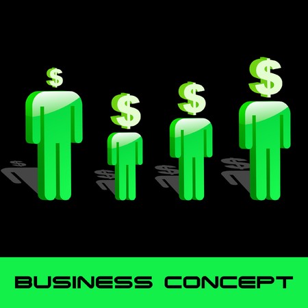 Business concept. illustration.  のイラスト素材