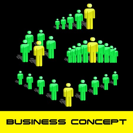 Team business concept.  illustration.  のイラスト素材