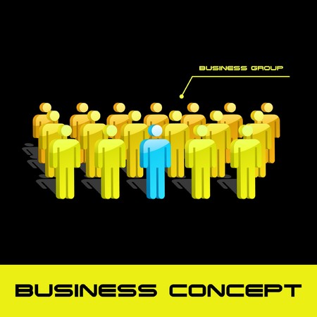 Team business concept.   illustration.  のイラスト素材
