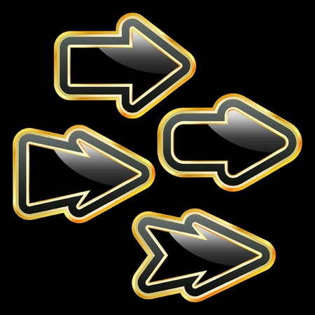 Set of useful arrows.   のイラスト素材