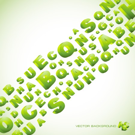 Abstract background with letter mix.のイラスト素材