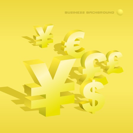 Abstract background with dollar and euro.のイラスト素材