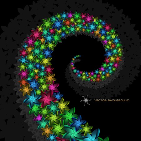 Floral background.のイラスト素材