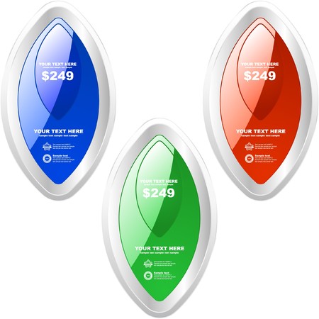 Banner set for sale  のイラスト素材