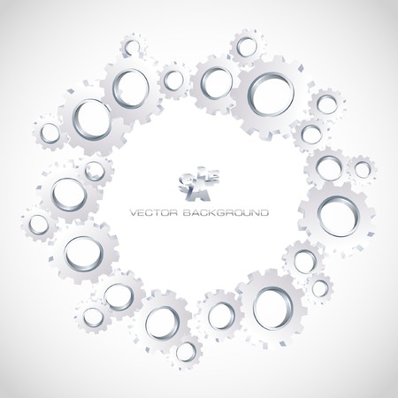 Gear background. Abstract illustration.  のイラスト素材