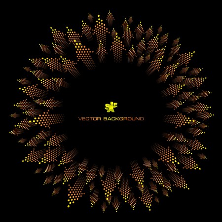 Abstract background with arrow.のイラスト素材