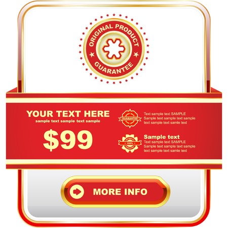 Set of sale banner  のイラスト素材