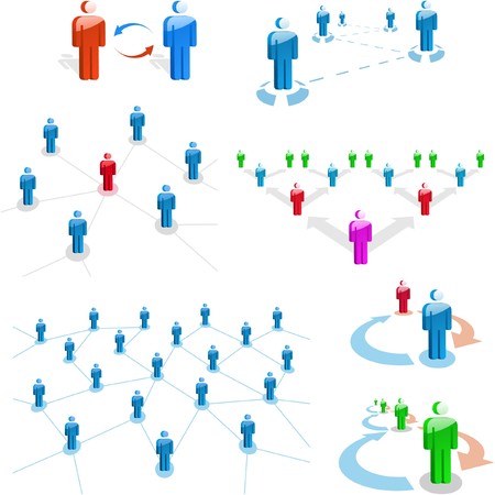 Network concept. Great collection.のイラスト素材