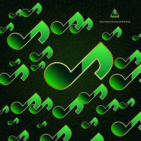Abstract background with note mix.  の写真素材