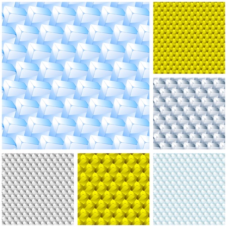 Seamless background with blocks.  のイラスト素材