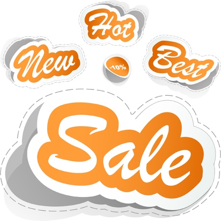 Sticker set.のイラスト素材