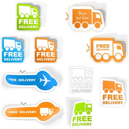 Free delivery elements for sale  のイラスト素材