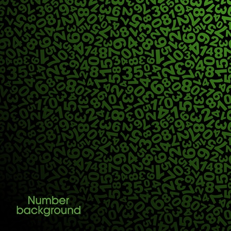 Abstract background with numbers.  のイラスト素材